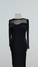 black velvet tango dress