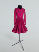 raspberry ballroom practice dress