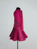 raspberry ballroom practice dress