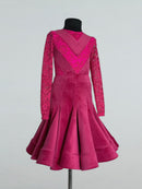 raspberry ballroom practice dress