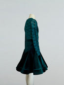 girls emerald ballroom dance dress