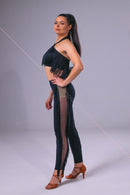 Short top with fringes