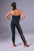 Short top with fringes