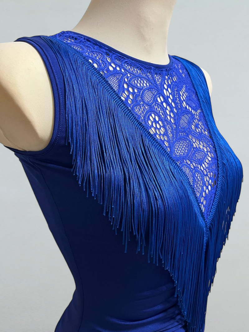 Elegant Fringe Dance Dress - Perfect for Latin Dances