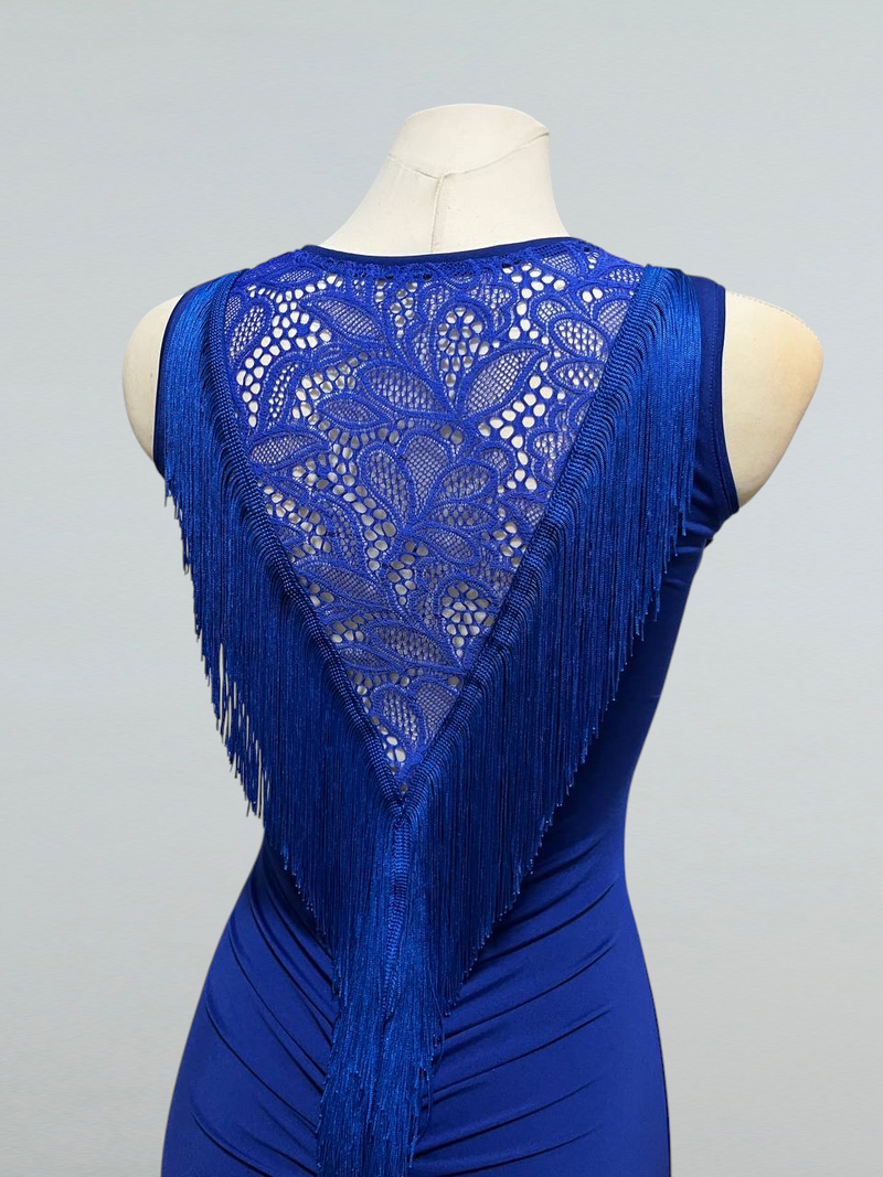 Elegant Fringe Dance Dress - Perfect for Latin Dances