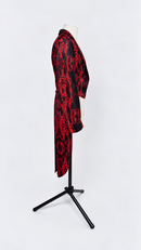 Dance tailcoat side profile with tails