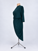 Dolman sleeve side three-quarter view