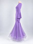 Bell sleeve flounce side profile