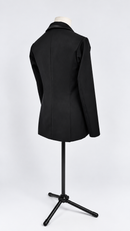 Fitted dance blazer three-quarter back