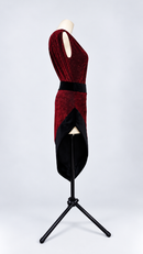 Glitter dance dress side profile