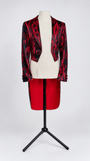 Men's python print dance tailcoat front