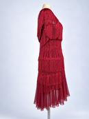 Mesh skirt under fringe side profile