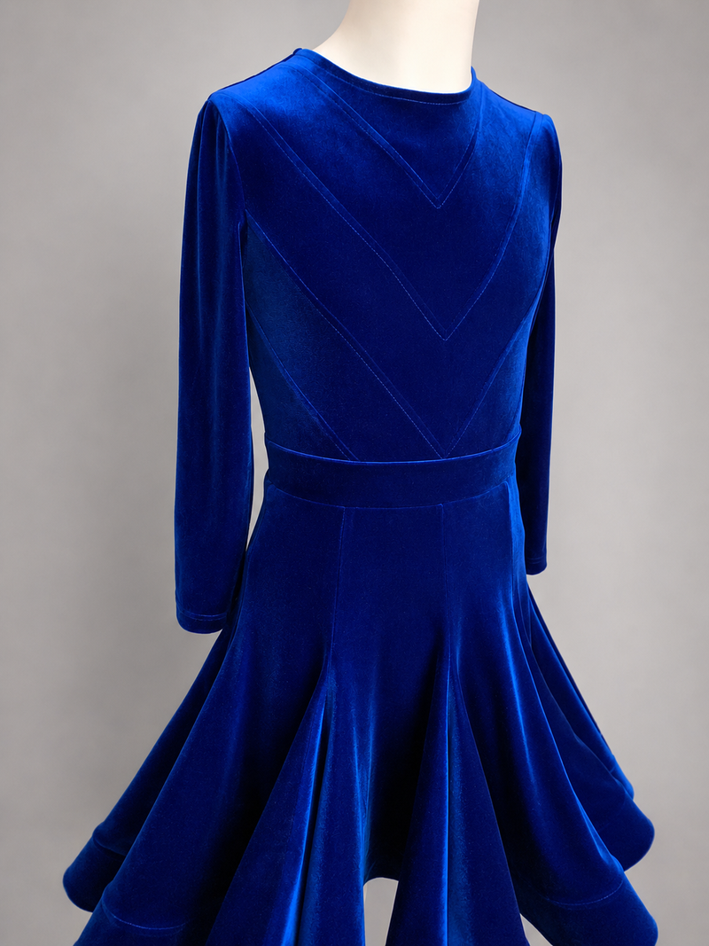 royal blue velvet dress long sleeve Girls Ballroom 061826wmns Modcloth A-Line Skirt With Color:Terracotta baby dress