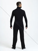Men's Black Dance Turtleneck