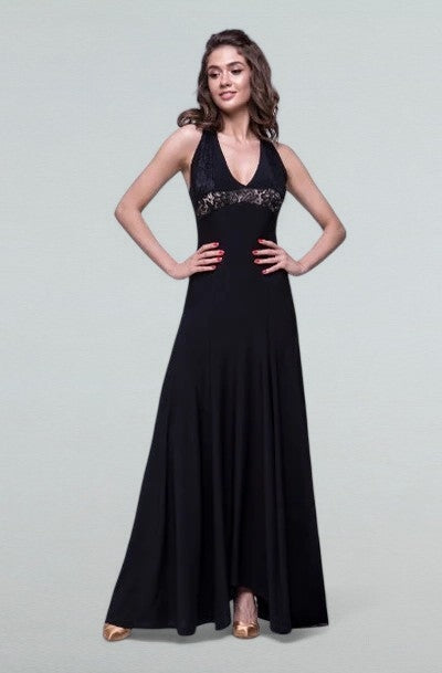 long Black dress for dancing, long dress, long maxi dress Black dance dress, maxi dress 12 years