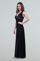 Long black dress for dancing, long dress, long maxi dress black dance dress, maxi dress