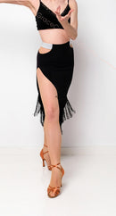 fringe dance skirt