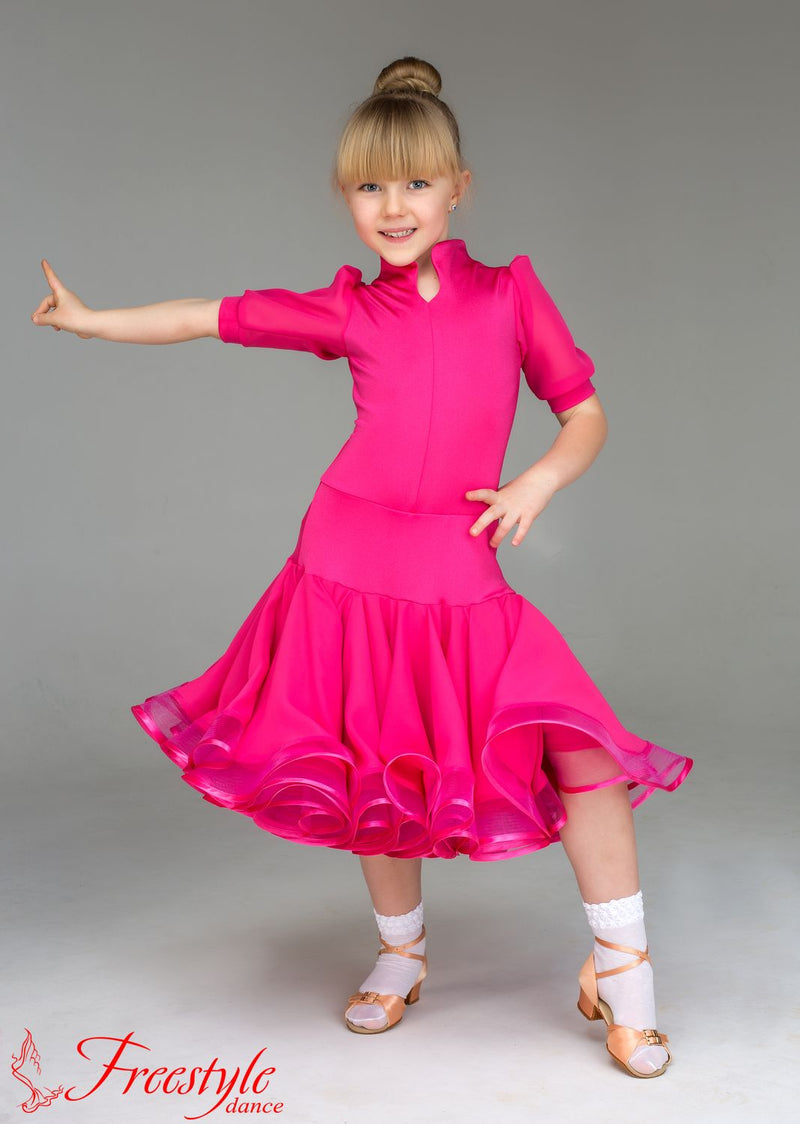 Supplex ballroom dance dress (skirt-two suns)
