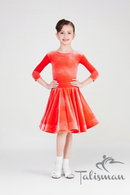 Velor ballroom dance dress
