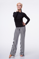 Women's trousers for strip ballroom dancing. Dance pants women. Womens pants for tango