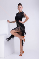 Long fringe tango blouse