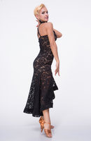 off shoulder lace dress