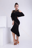 long sleeve dance dress