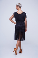 dress with fringes