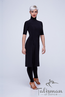 Black womens long golf for dancing