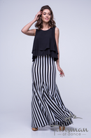 Skirt for a standard body-fit silhouette. Maxi long skirt for dance. Floor length skirt