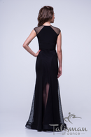 Sleeveless blouse with mesh inserts on the shoulders