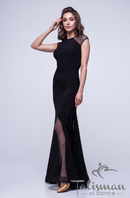 Sleeveless blouse with mesh inserts on the shoulders