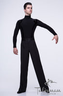 Classic men's golf for ballroom dancing, velor trim