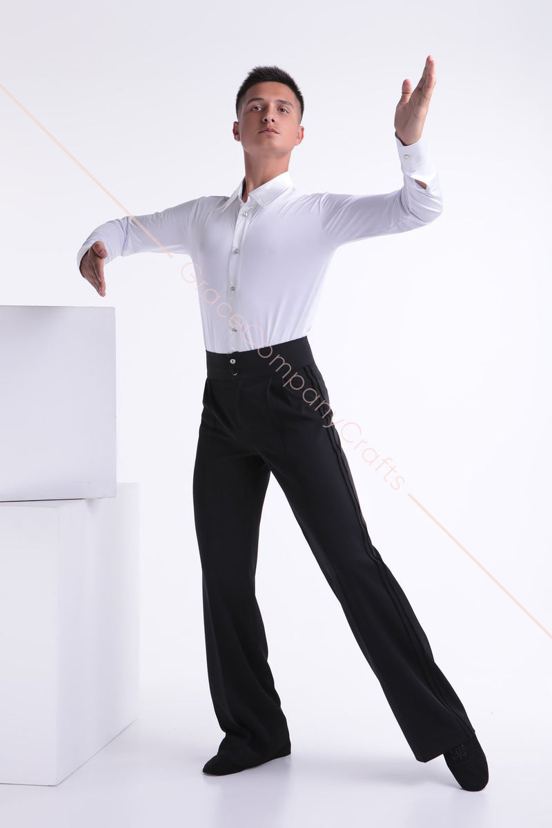 best dress shirts for dancing at weddings Men Sequin Shirts Tops Bowknot Shiny Chorus Dance Formal Wedding Party Costume