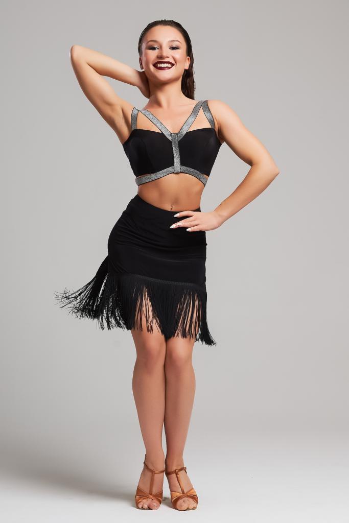 Sequin Bodice with Fringe Skirt | Weissman® | Jazz outfits, Dance outfits, Dance  costumes