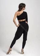 Asymmetrical top with one sleeve