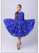 Lush dress for ballroom and sports dance