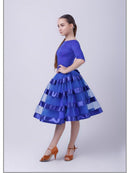 Lush dress for ballroom and sports dance