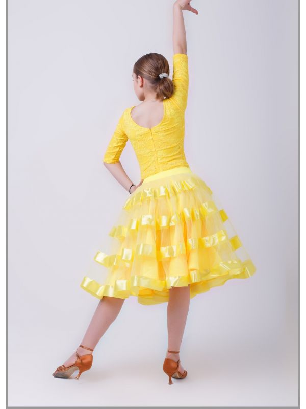 Lush dress for ballroom and sports dance