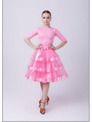 Lush dress for ballroom and sports dance