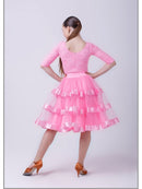 Lush dress for ballroom and sports dance