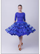 Lush dress for ballroom and sports dance