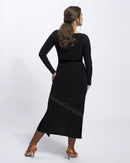 velor modest dance dress