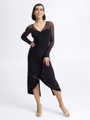 black ballroom skirt