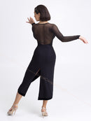 black ballroom skirt