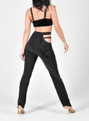 Latin trousers with slit