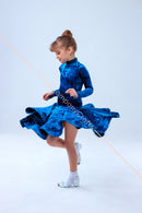 Rating dress for the dance floor made of velor