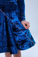 Rating dress for the dance floor made of velor