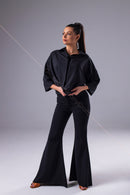 Women's dance pants for the dance floor, flared cut