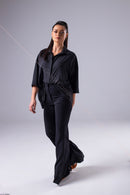 Women's dance pants for the dance floor, flared cut